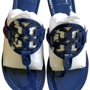 Tory Burch Shoes - NEW Tory Burch Miller Sandals Bright Indigo Tory Burch Shoes - NEW Tory Burch Miller Sandals Bright Indigo
